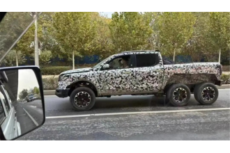 長城山海炮6×6諜照曝光 硬核設計更講求個性