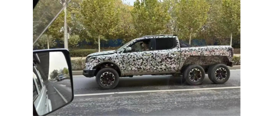 長城山海炮6×6諜照曝光 硬核設(shè)計更講求個性