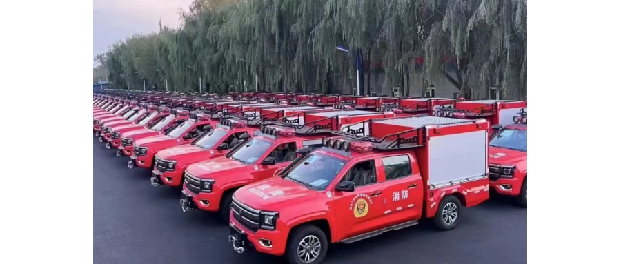 江鈴大道客制化改裝方案 59臺(tái)消防前突車成功交付